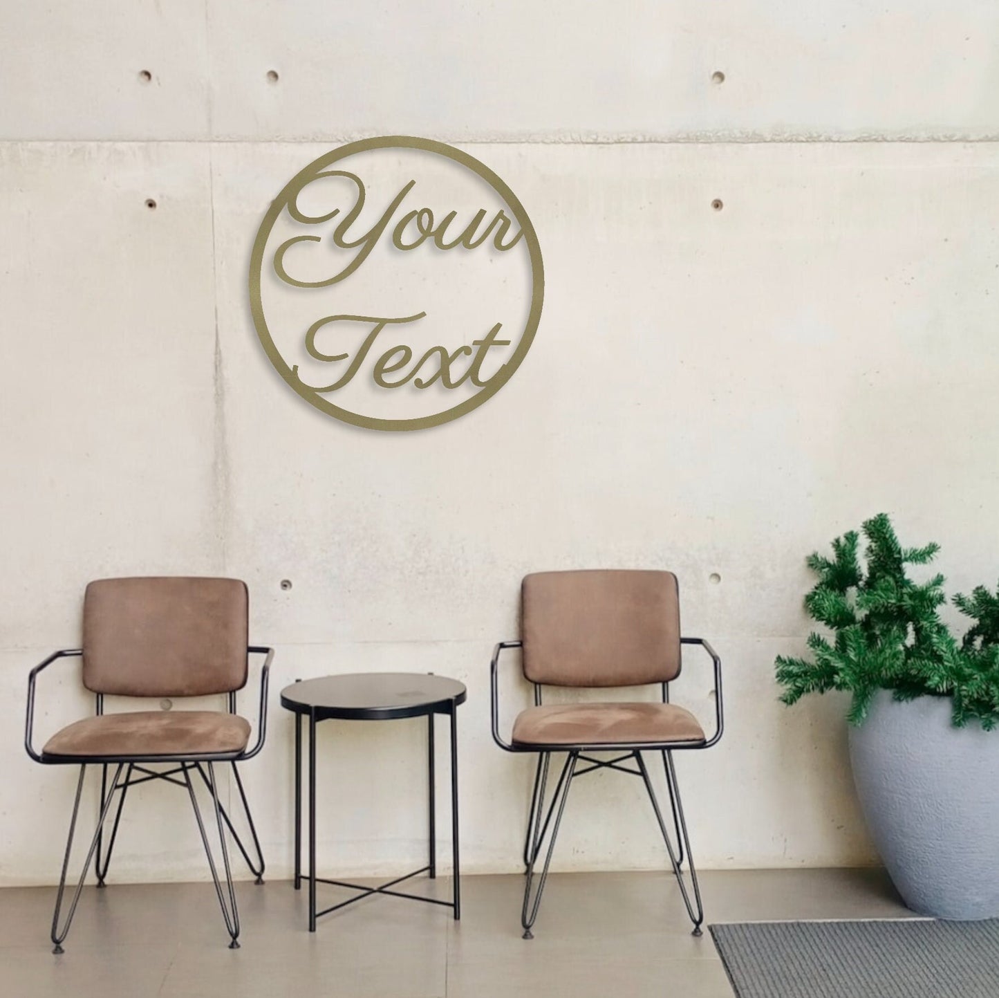 Personalized Metal Sign, Custom Logo, Custom Steel, Made to Order, Closing Gift, Metal Sign, Housewarming Gift, Wedding Monogram