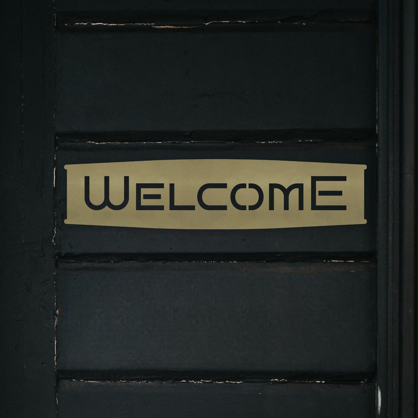 Welcome Metal Sign, Front Door Decor, Metal Hello Sign, Outdoor Art, Metal Wall Art, Door Sign Gift, Custom Metal Signs, Vertical Metal Wall