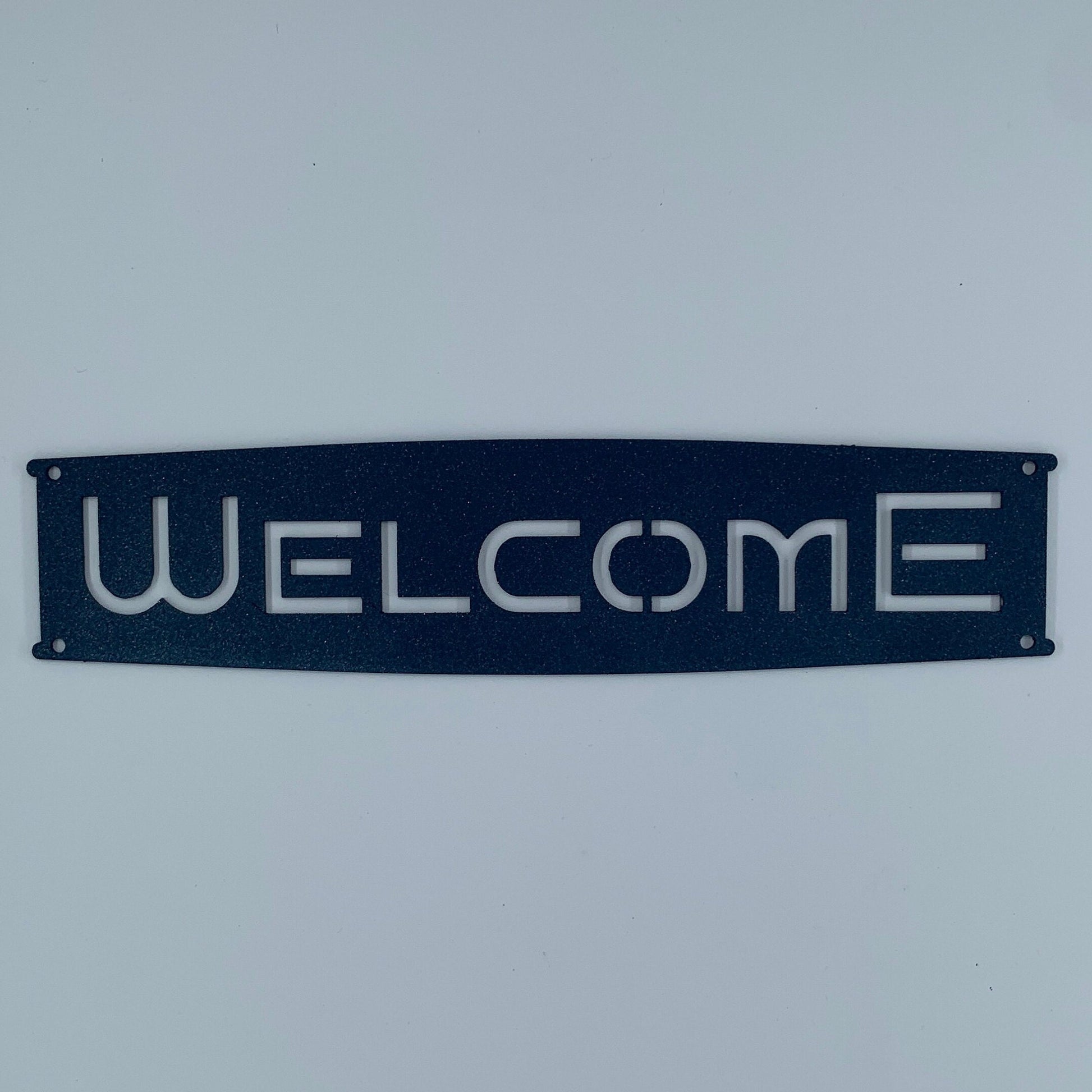 Welcome Metal Sign,Welcome Sign for Front Porch, Retro Welcome Sign Front Door, Metal Wall Art, Monogram, Custom Metal Signs, Business Sign