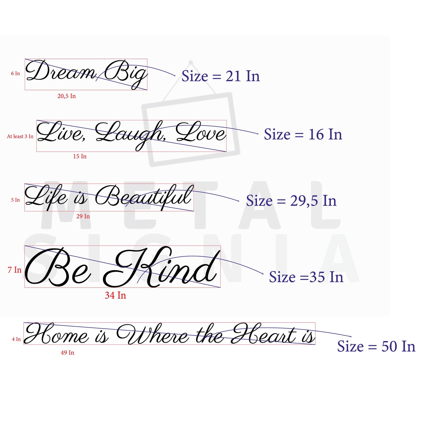 Custom Metal,2 Handwriting Family Name Your Text, Custom Gift,Custom Handwriting Metal Sign,Personalized Script Wall Decor,Custom Wall Decor