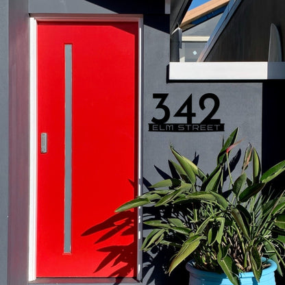 Personalized Metal Address Sign, Modern Address Sign, Realtor Gift Idea, Address Sign, Address, Address Sign for Porch, Metal Yard Sign