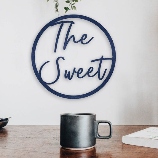 Personalized Metal Sign Custom Logo, Custom Steel, Cut to Order, Closing Gift, Metal Sign, Housewarming Gift, Wedding Monogram, Anniversary