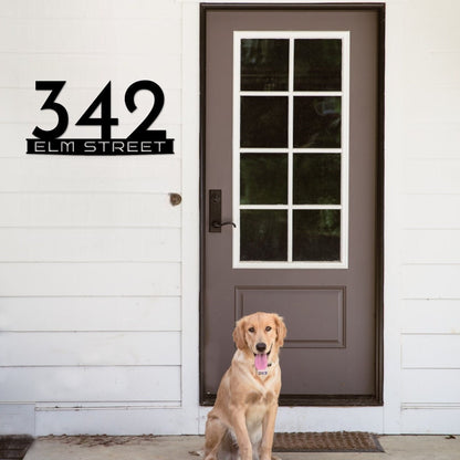 Personalized Metal Address Sign, Modern Address Sign, Realtor Gift Idea, Address Sign, Address, Address Sign for Porch, Metal Yard Sign