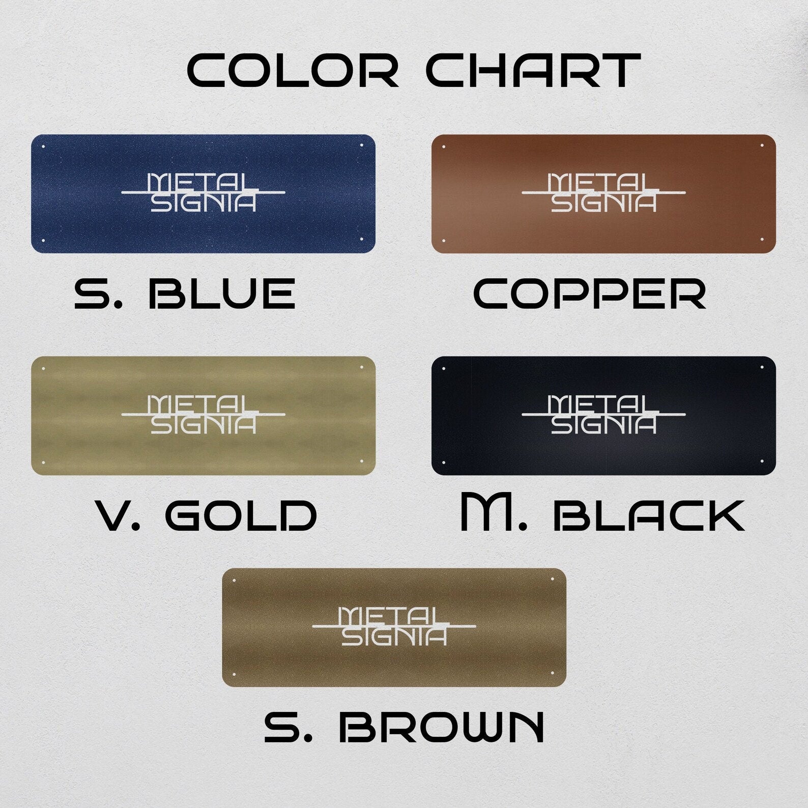 Metal House Number Sign, Address Number with Street Name, Colour Options