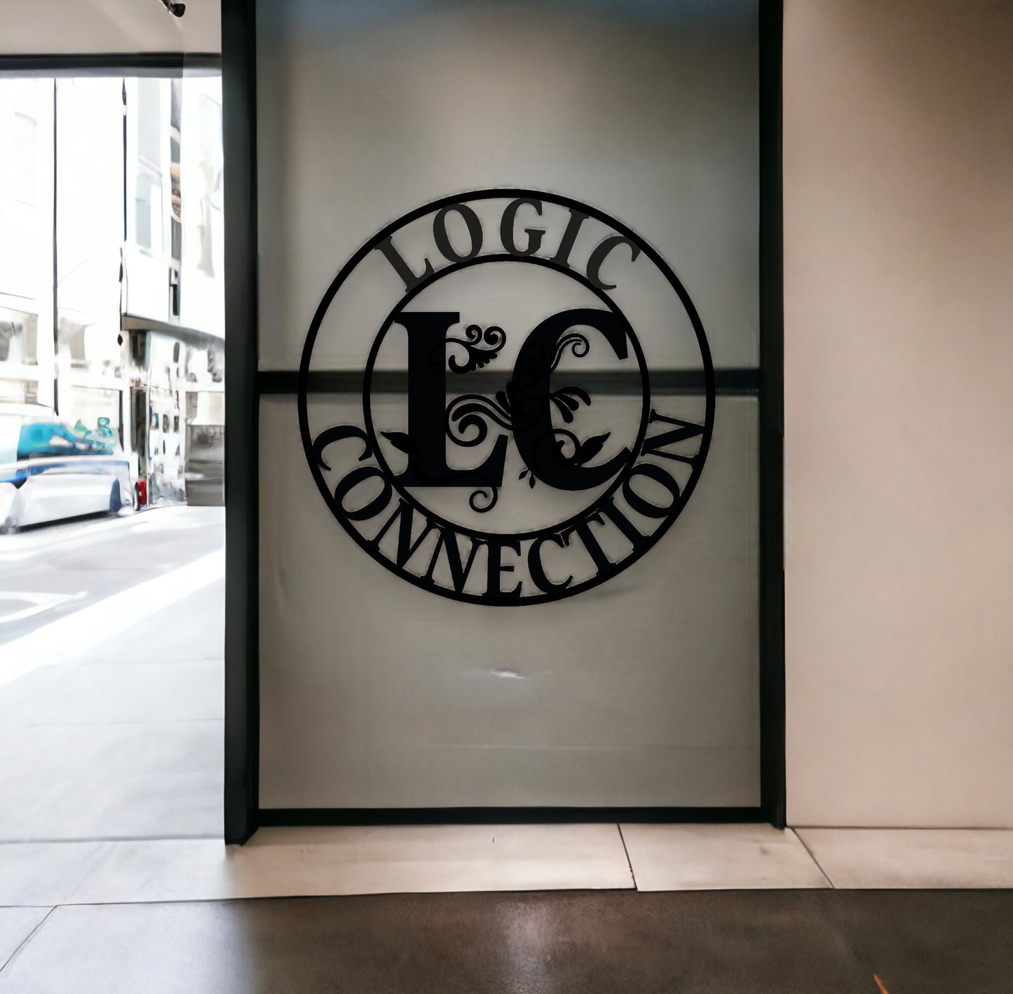 Custom Metal Business Sign, Custom Name Sign, Personalized Metal Wall Art,  Metal Initial Door Hanger, Wedding Signs, Your Text Sign