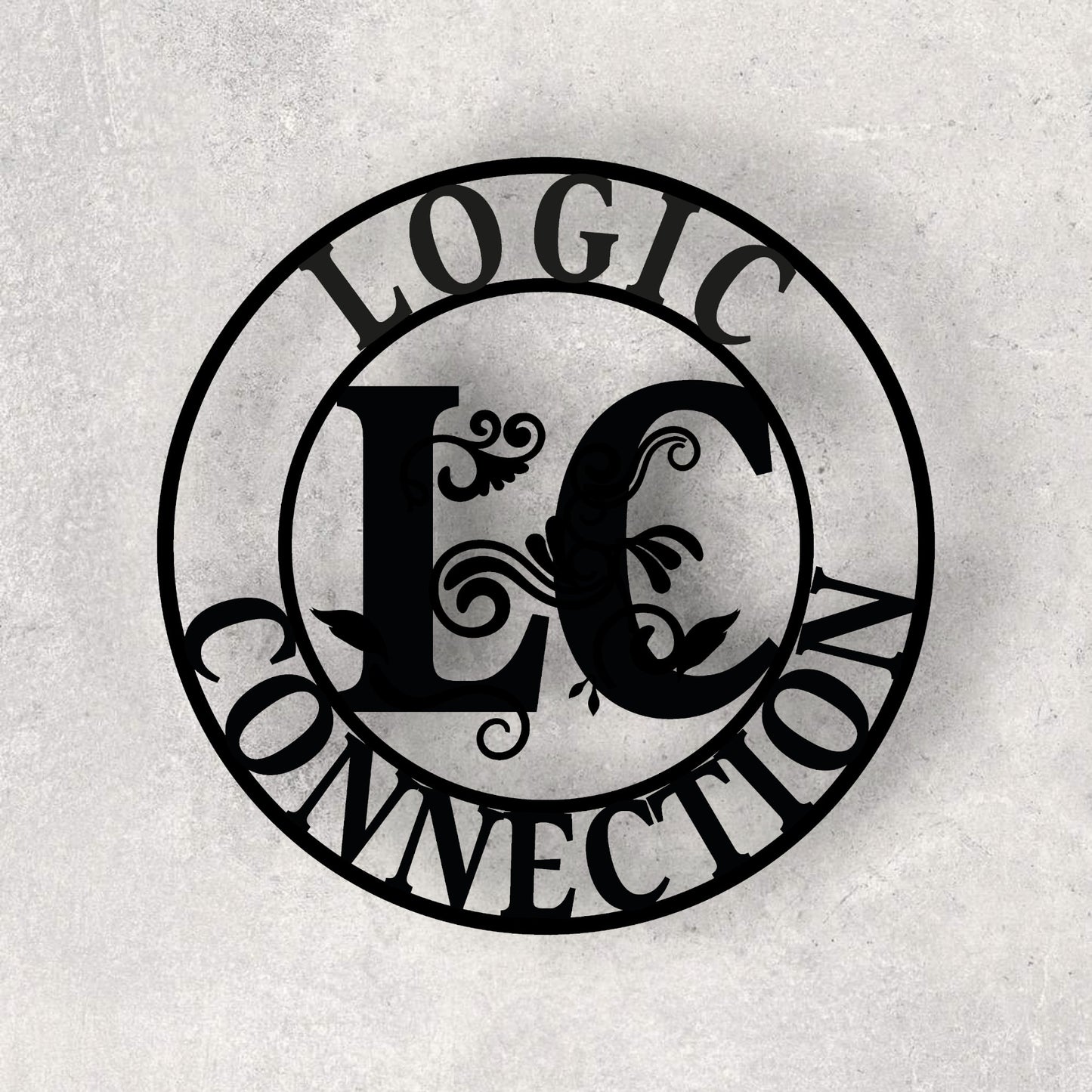 Custom Metal Business Sign, Custom Name Sign, Personalized Metal Wall Art,  Metal Initial Door Hanger, Wedding Signs, Your Text Sign