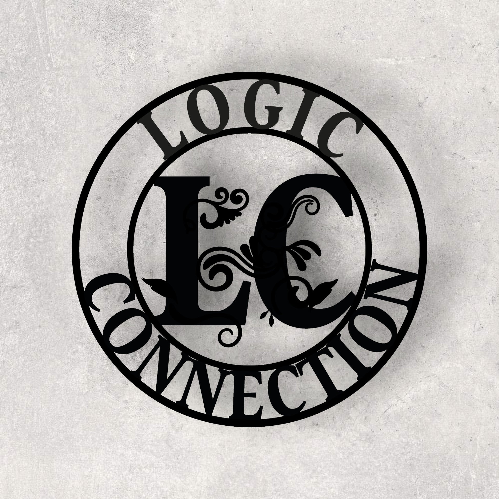 Custom Metal Business Sign, Custom Name Sign, Personalized Metal Wall Art,  Metal Initial Door Hanger, Wedding Signs, Your Text Sign