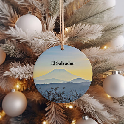 El Salvador Ornament, Christmas Ornament, El Salvador Gift, Christmas Gift, Christmas Decor, El Salvador Souvenir, El Salvador Travel