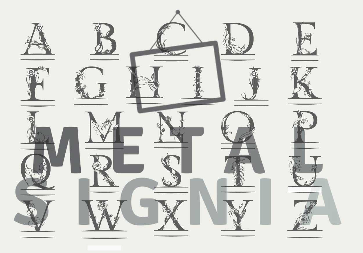 Custom Metal Monogram Sign, Metal Name Sign, Nursery Name Sign, Custom Name Sign, Last Name Sign, Personalized Metal Sign, Housewarming Gift