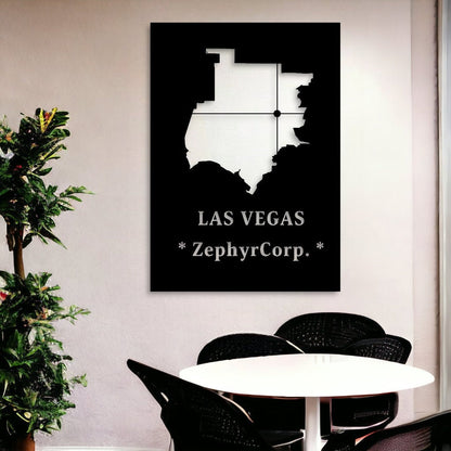 Custom City Maps, Personalized State Metal Map , Personalized Map, Any City,Business map, Custom City Map Wall Art, City Map, Christmas Gift