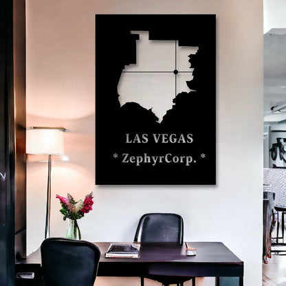 Custom City Maps, Personalized State Metal Map , Personalized Map, Any City,Business map, Custom City Map Wall Art, City Map, Christmas Gift