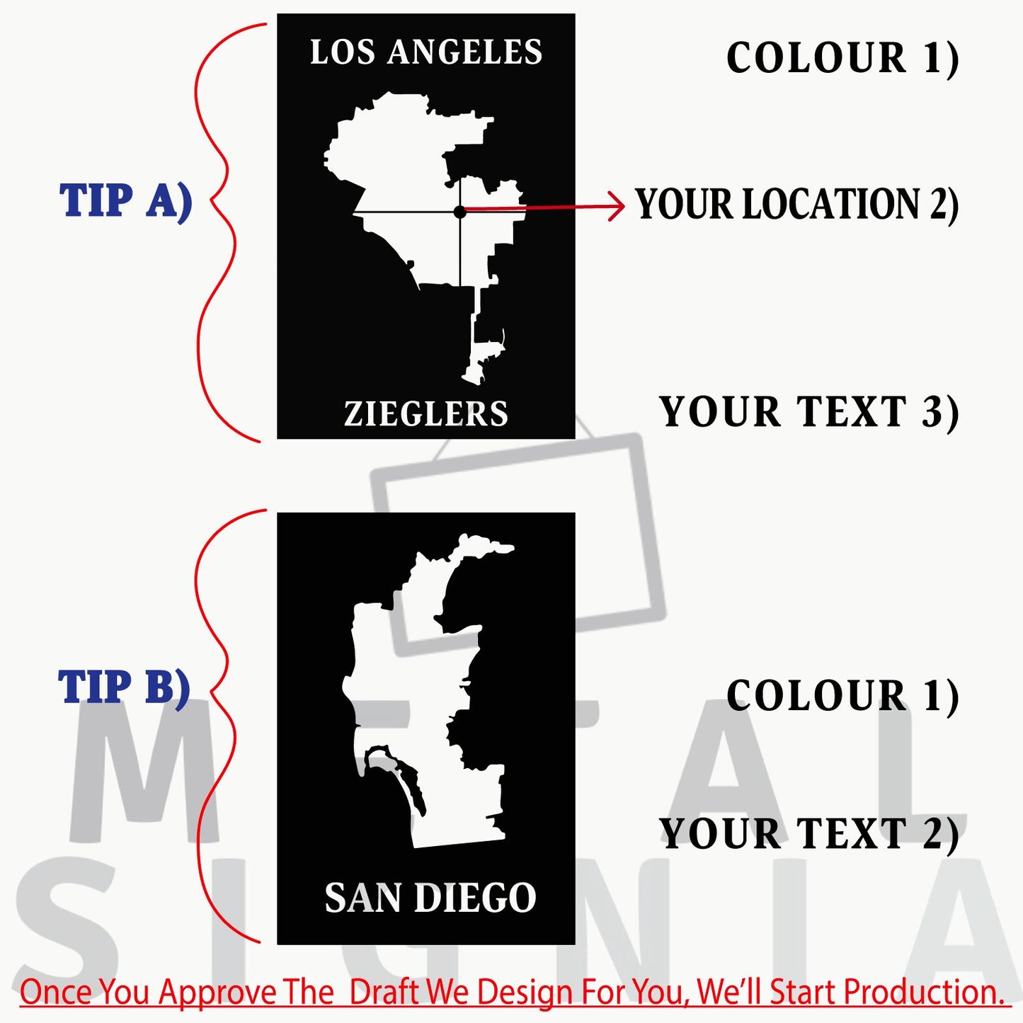Custom City Maps, Personalized State Metal Map , Personalized Map, Any City,Business map, Custom City Map Wall Art, City Map, Christmas Gift