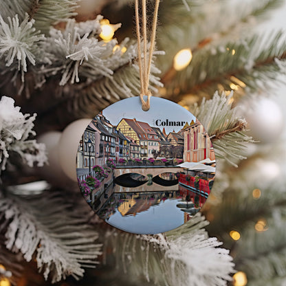 Colmar Ornament, Christmas Ornament, Colmar Gift, Christmas Gift, Christmas Decor, Colmar Souvenir, Colmar Travel, Travel Gift, Xmas Tree