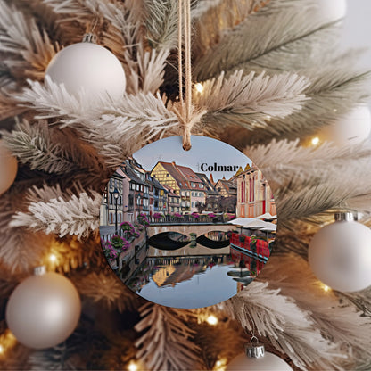 Colmar Ornament, Christmas Ornament, Colmar Gift, Christmas Gift, Christmas Decor, Colmar Souvenir, Colmar Travel, Travel Gift, Xmas Tree