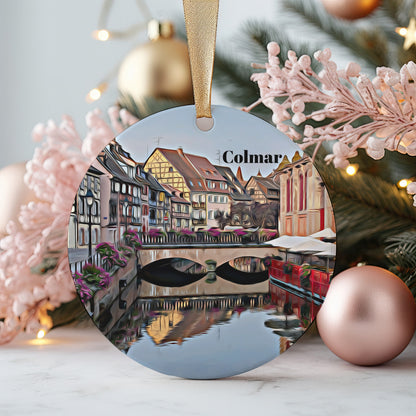 Colmar Ornament, Christmas Ornament, Colmar Gift, Christmas Gift, Christmas Decor, Colmar Souvenir, Colmar Travel, Travel Gift, Xmas Tree
