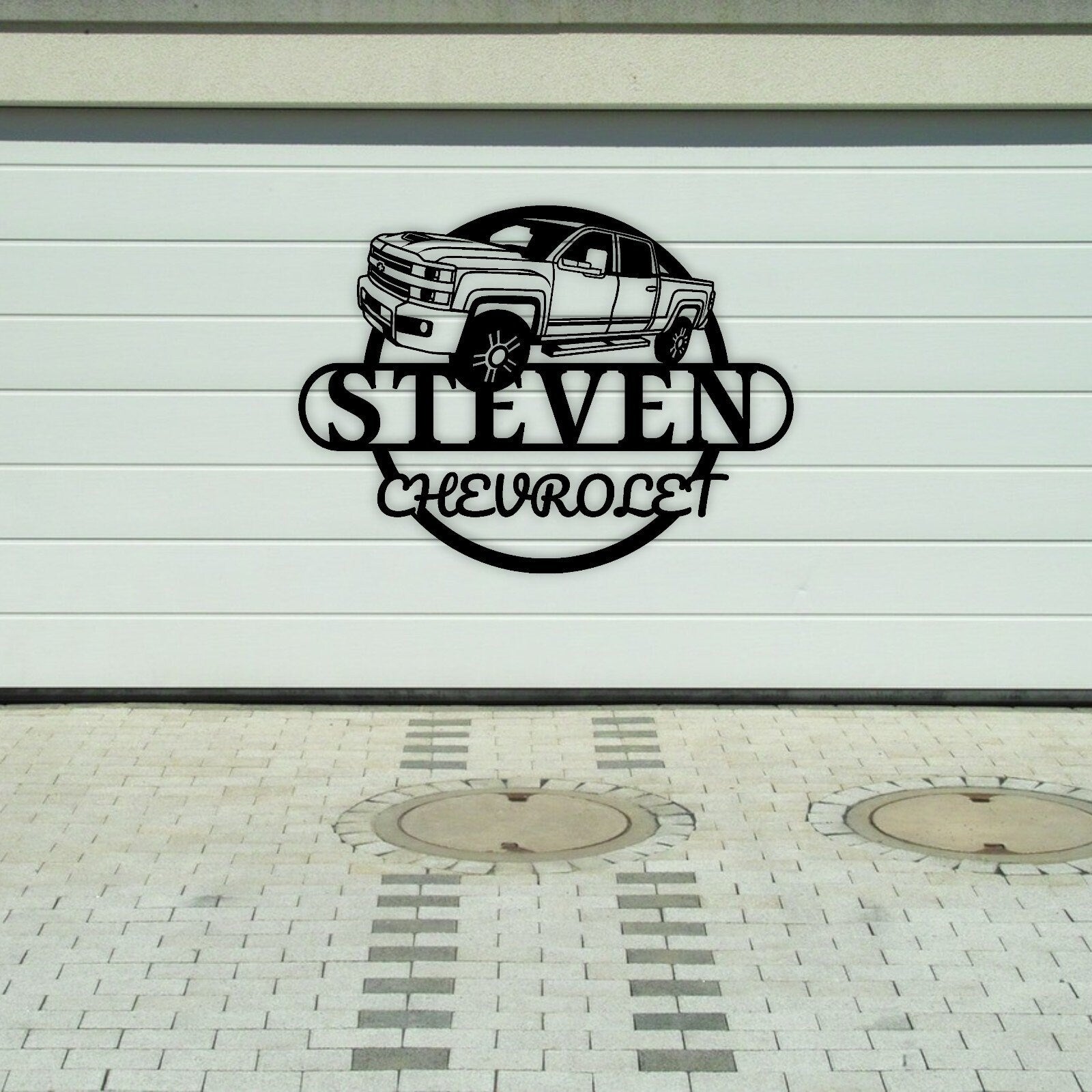 Father's Day Gift, Personalized Garage Signs, Metal Car Sign for Dad's Garage, Stylish Gift for Father Dad