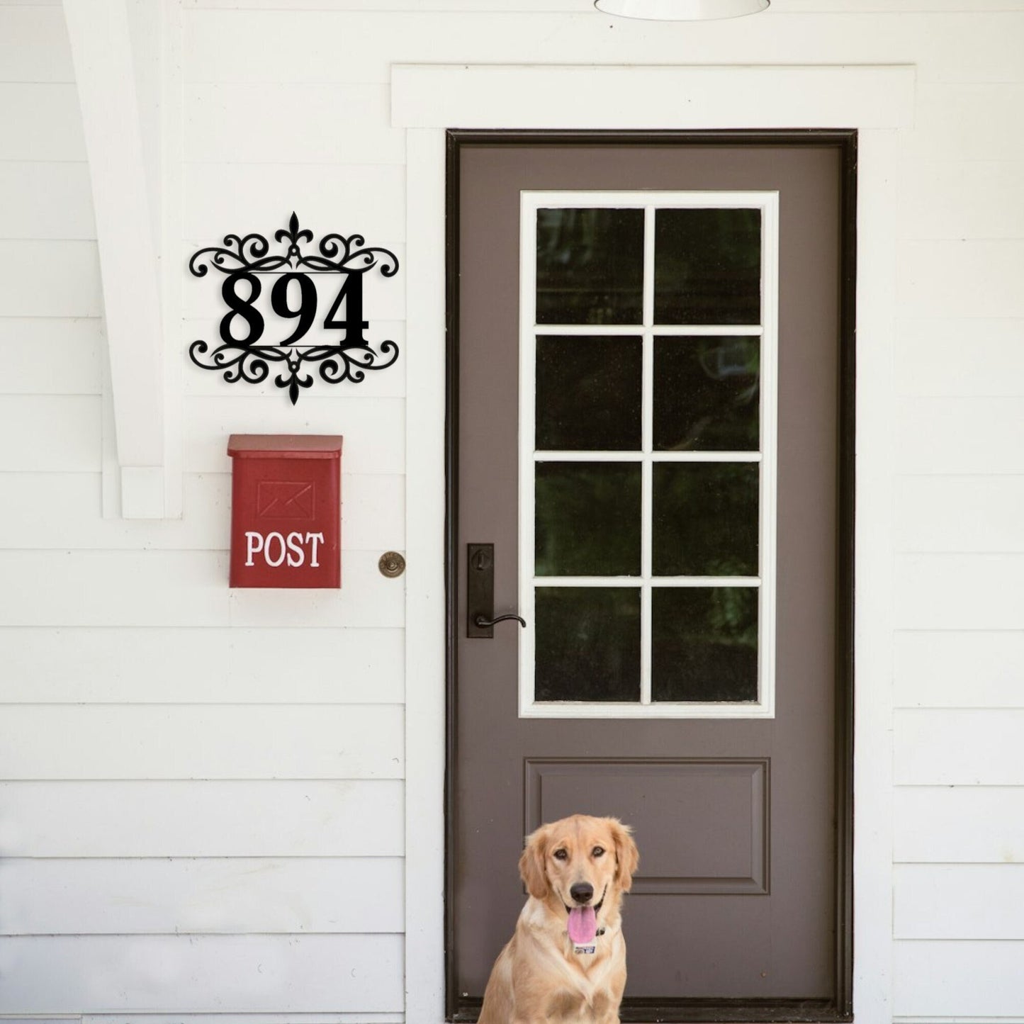 Custom Metal House Numbers, Stylish Address Sign for House, Perfect Housewarming Gift!