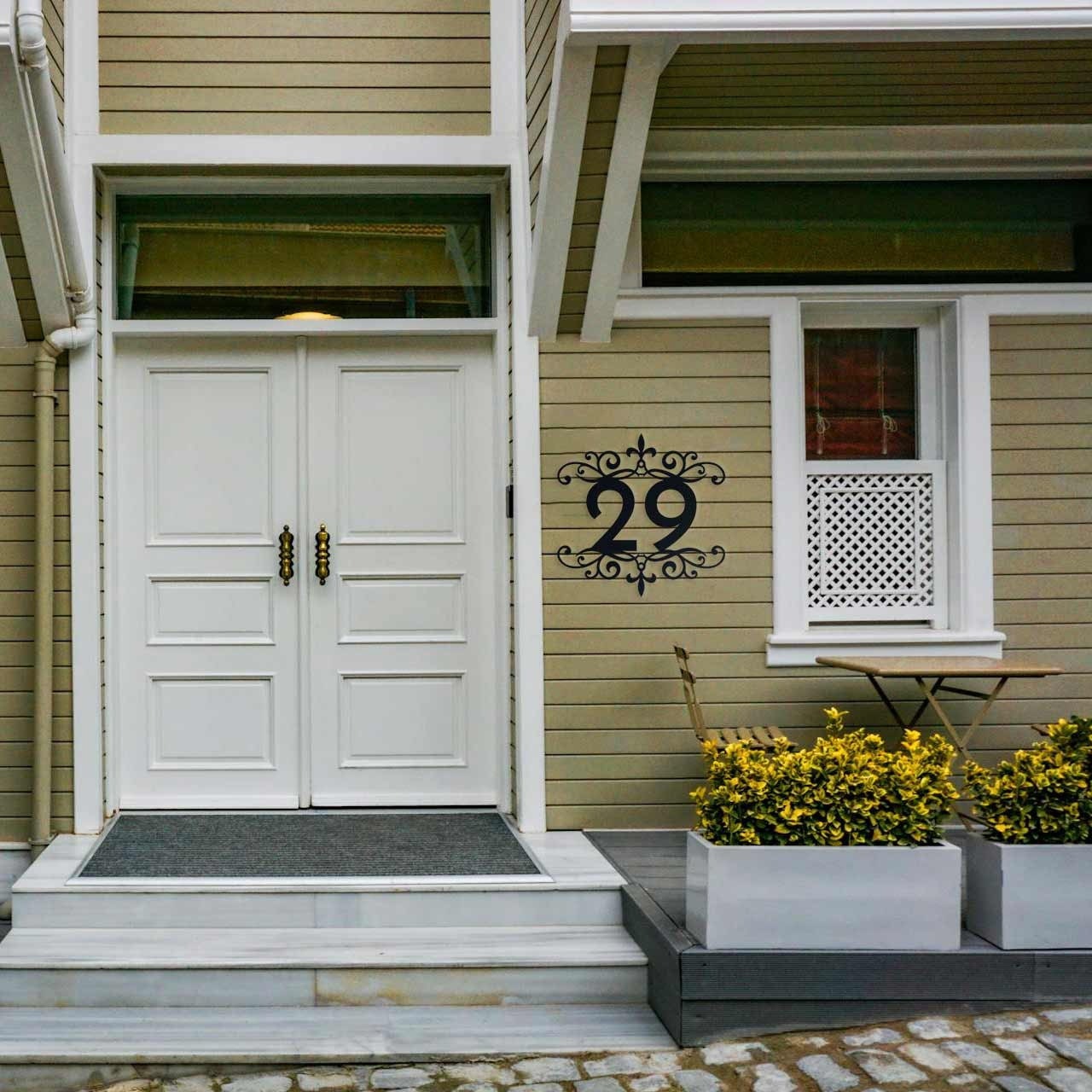 Custom Metal House Numbers, Stylish Address Sign for House, Perfect Housewarming Gift!