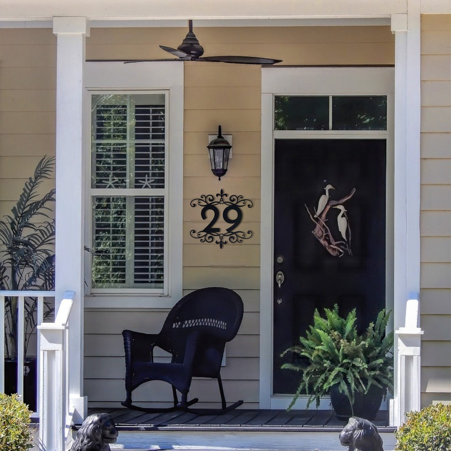 Custom Metal House Numbers, Stylish Address Sign for House, Perfect Housewarming Gift!