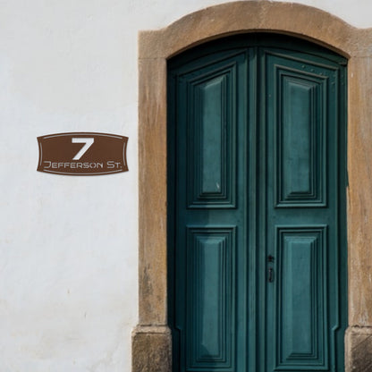 Metal House Numbers, Stylish Custom Address Sign, Personalized Outdoor Address Plaque, Housewarming Gift