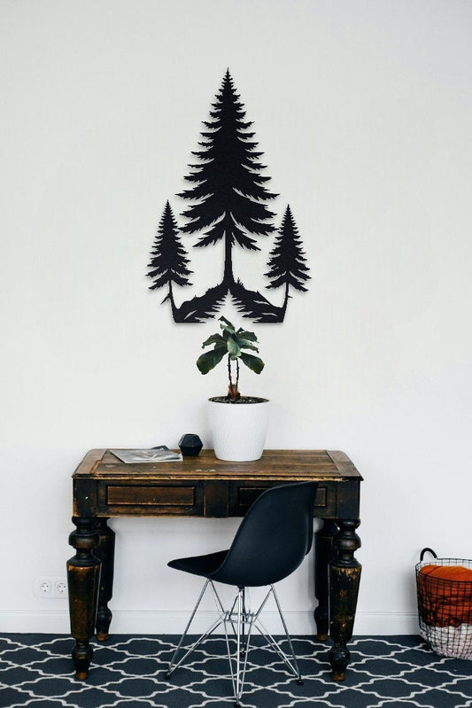 Tree Metal Sign, Metal Wall Art Nature Decor, Home Decor, Housewarming Gifts