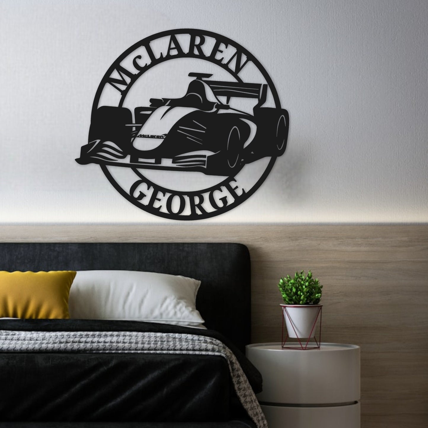 Custom Formula1 Metal Sign, F1 Sign, Personalized Formula Sign, Formula1 decor, Formula Wall Art, F1 Decor, F1 Wall Art, F1 Ferrari Mclaren