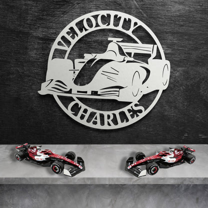 Custom Formula1 Metal Sign, F1 Sign, Personalized Formula Sign, Formula1 decor, Formula Wall Art, F1 Decor, F1 Wall Art, F1 Ferrari Mclaren