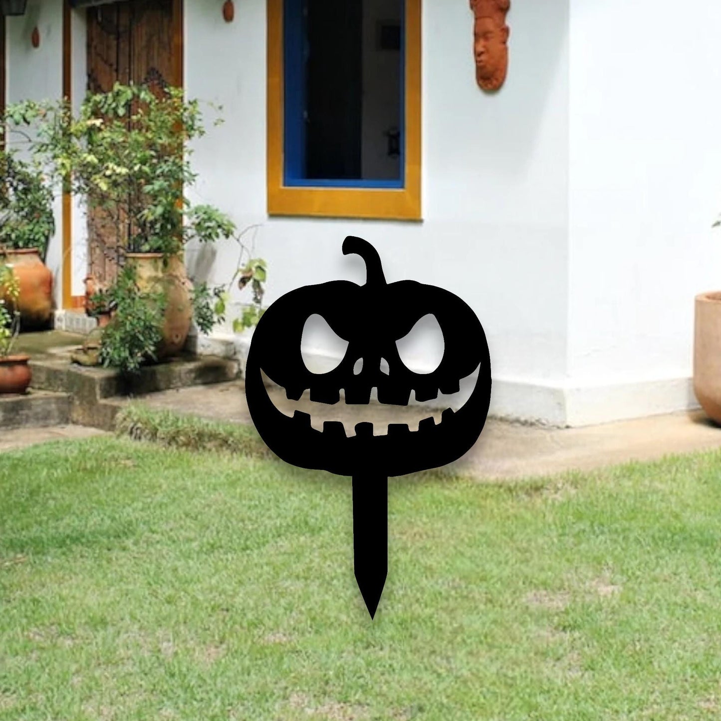 Zombie Hands Metal Decor, Metal Halloween Yard Stakes, Halloween Zombie Decor, Halloween Decor, Halloween Sign,Halloween Garden Sign,Pumpkin