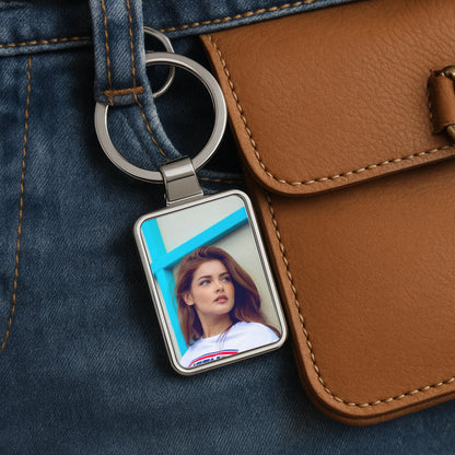 Custom Photo Keychain Gifts, Personalized Picture Keychain Gift for Couples, Him or Her