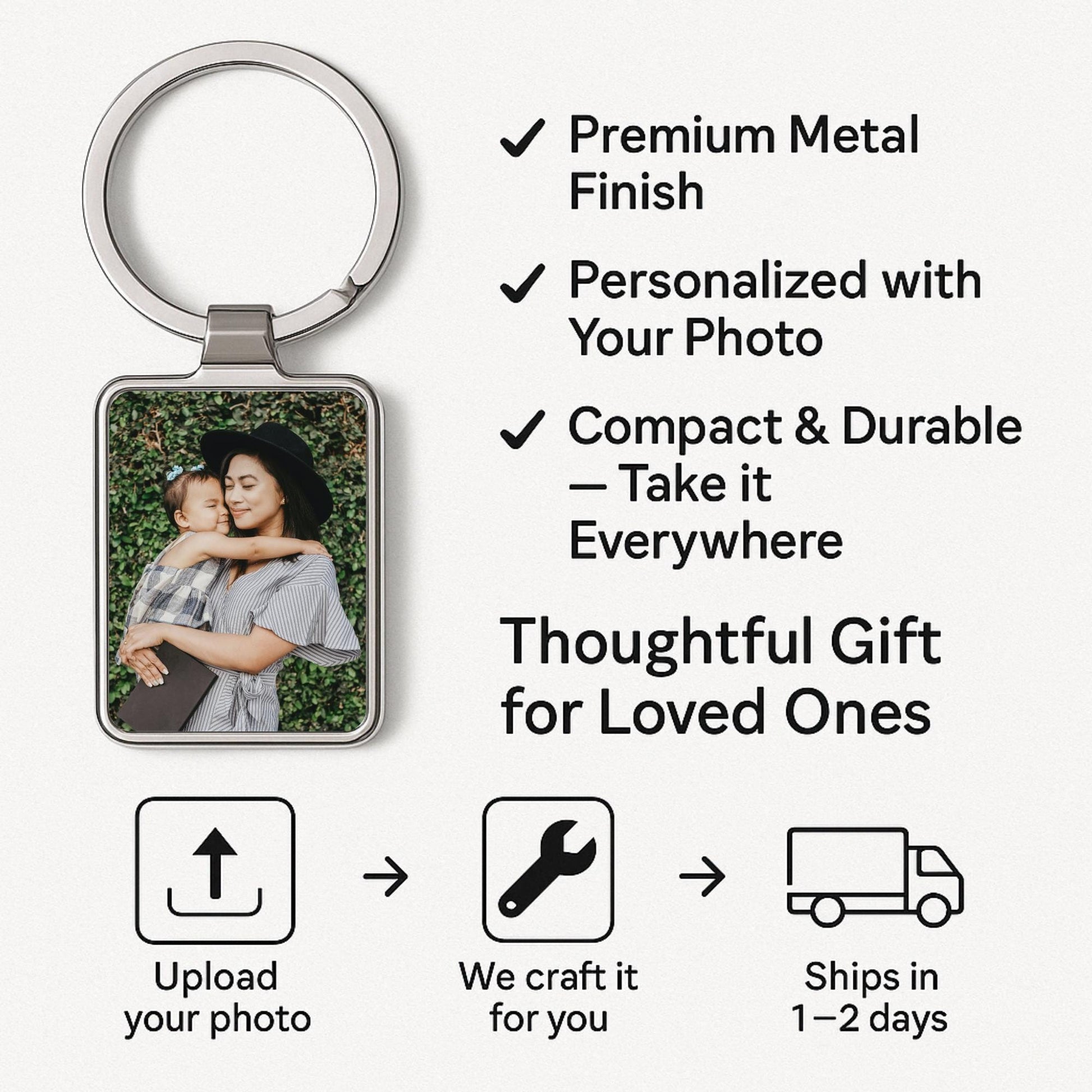 Mother's Day Gift for Mom, Custom Grandma Keychain, Personalized Mother's Day Gift for Grandma, Nana Keychain from Grandkids, Gift for Nana