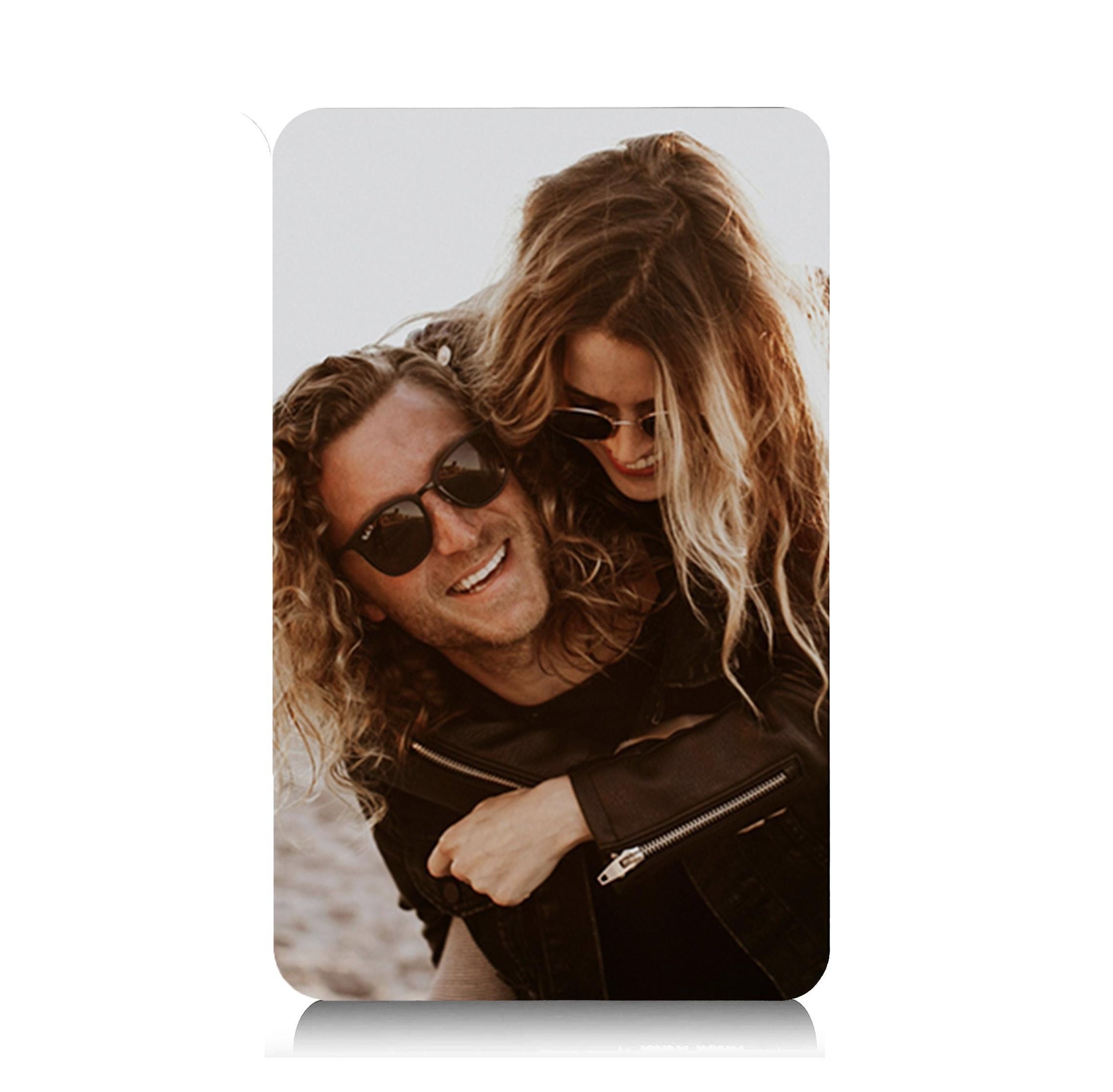 Custom Metal Wallet Card, Romantic Photo Gift for Husband or Wife