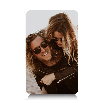 Custom Metal Wallet Card, Romantic Photo Gift for Husband or Wife