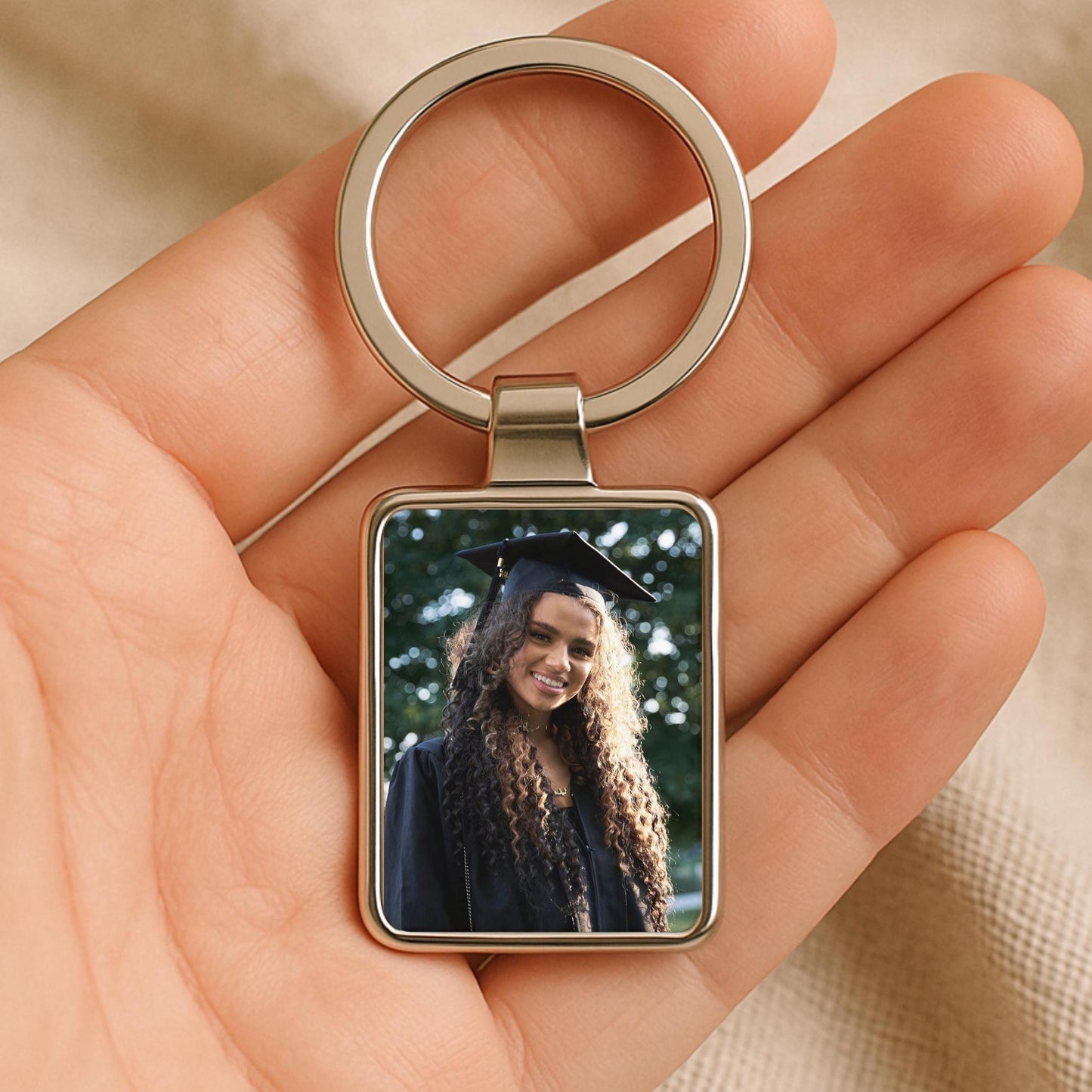 College Graduation Photo Keychain, Personalized Class of 2026 Gift