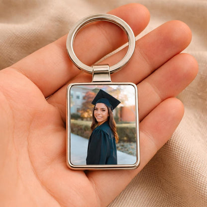 Graduation Gift for Daughter, Personalized Photo Keychain, 2026 Grad