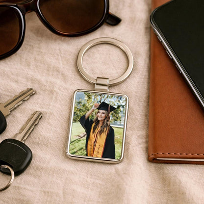 Graduation Photo Keychain, Personalized Gift for Graduate, Class of 2026 Keepsake