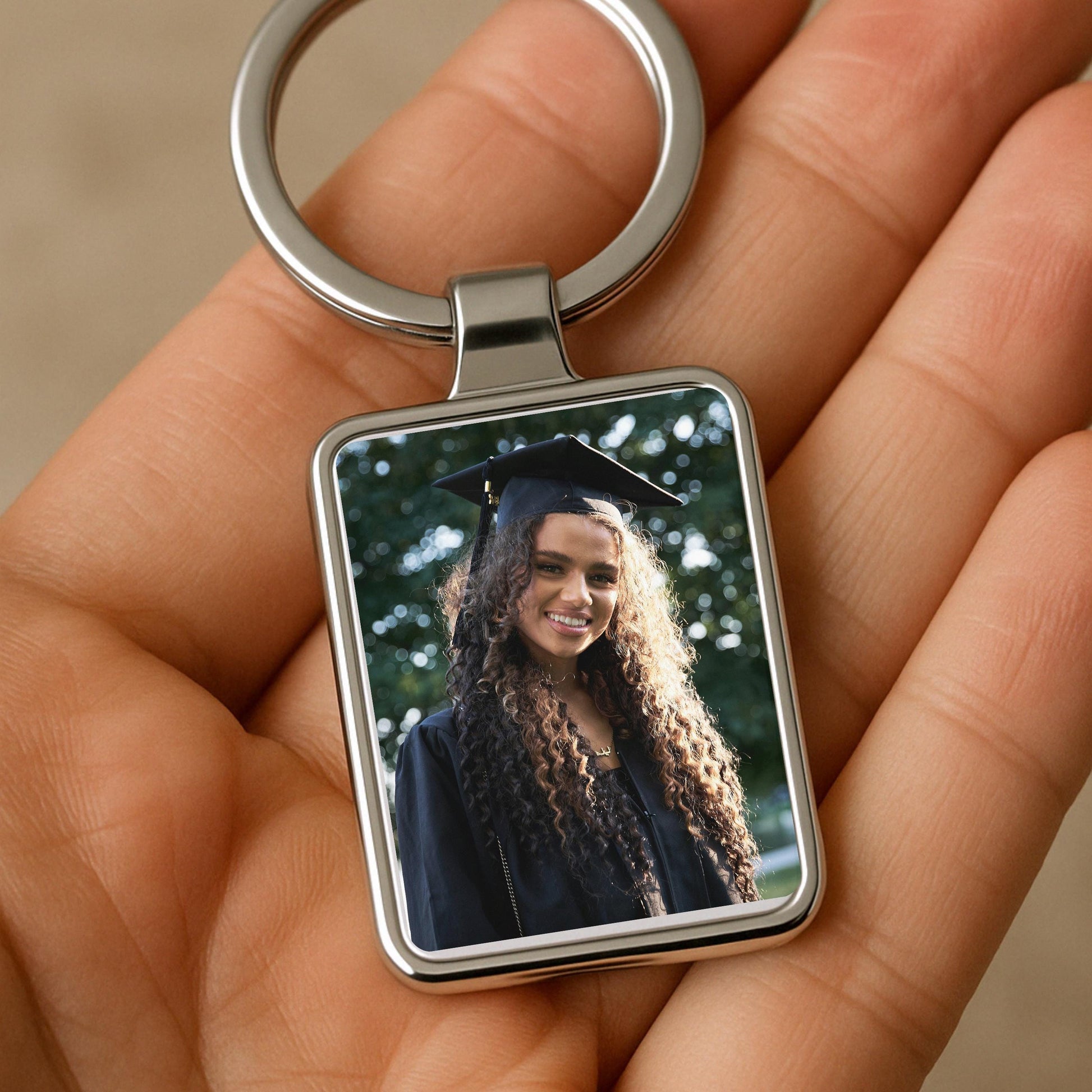 College Graduation Photo Keychain, Personalized Class of 2026 Gift