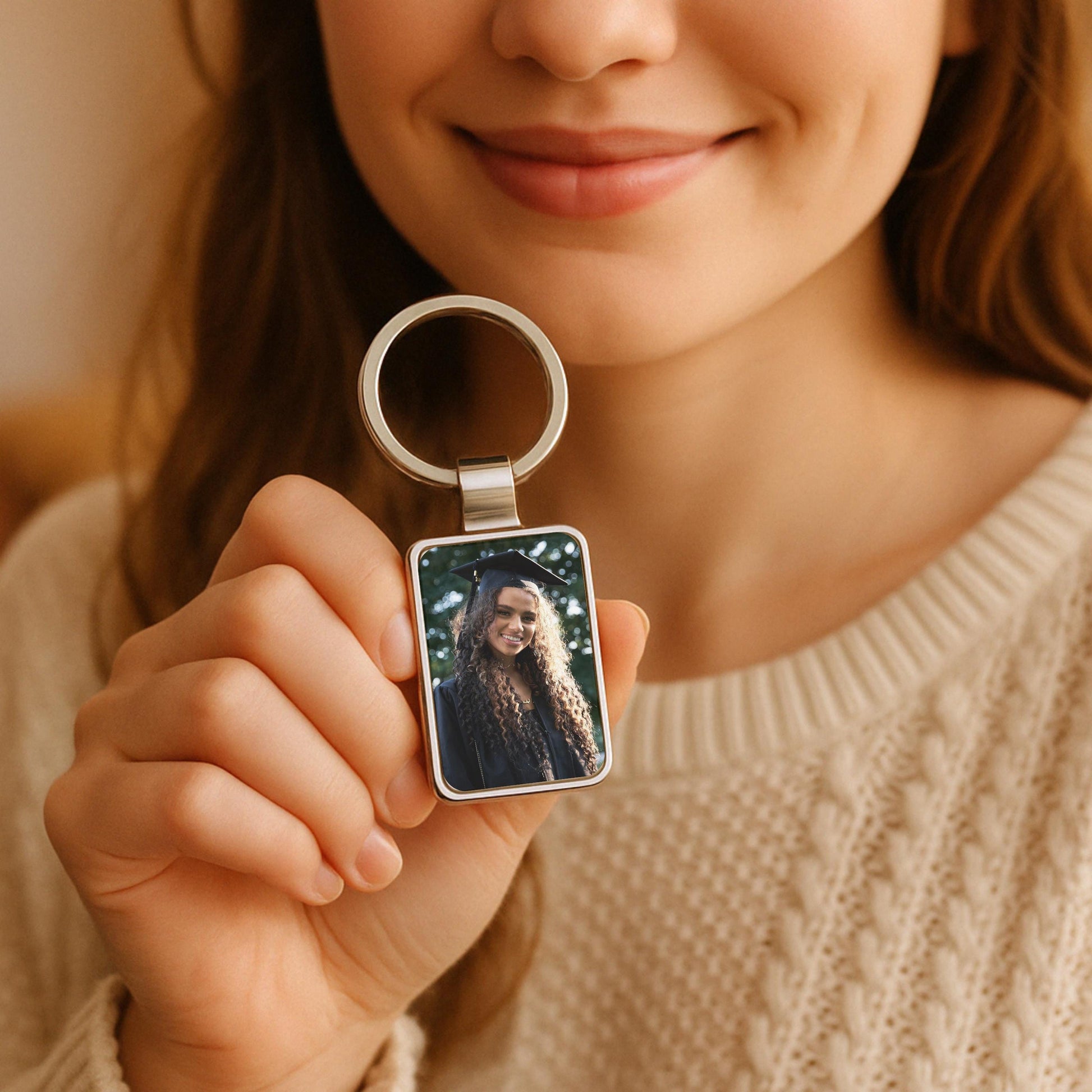 College Graduation Photo Keychain, Personalized Class of 2026 Gift