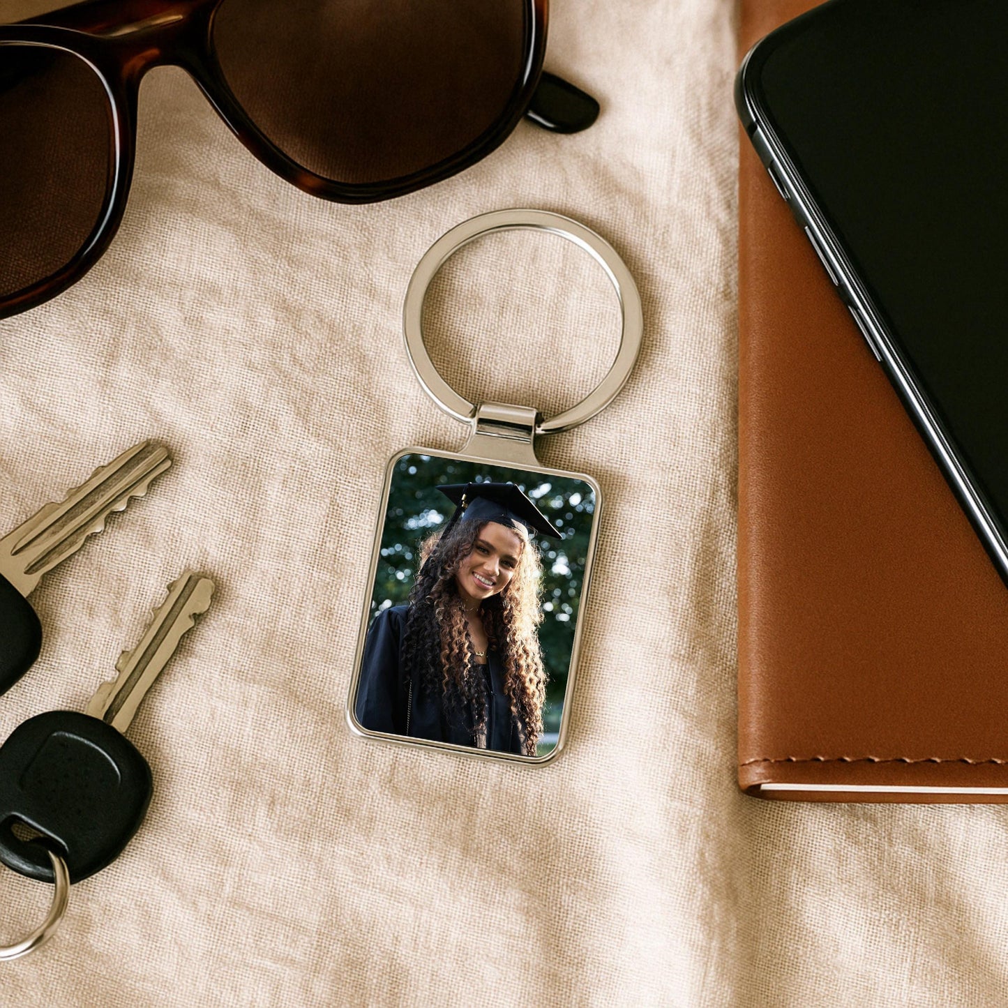 College Graduation Photo Keychain, Personalized Class of 2026 Gift