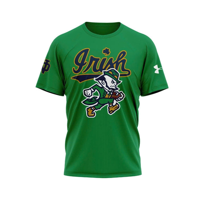 Notre Dame Football "The Fighting Irish" 2025 Green T-Shirt v3