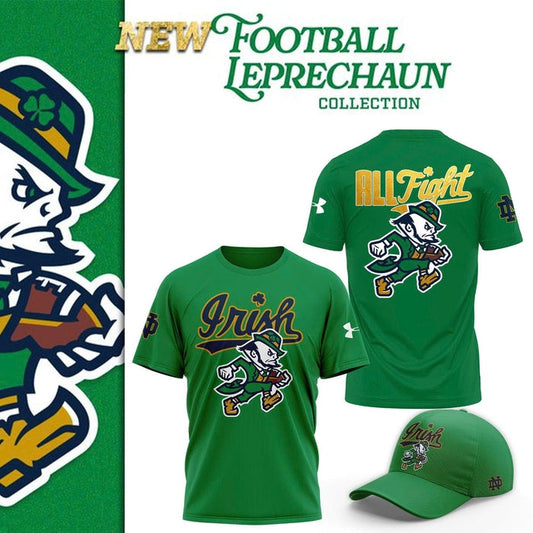 Notre Dame Football "The Fighting Irish" 2025 Green T-Shirt v3