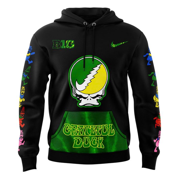 Oregon Ducks 'Tie-Dye Grateful Ducks" 2025-2026 Special Hoodie