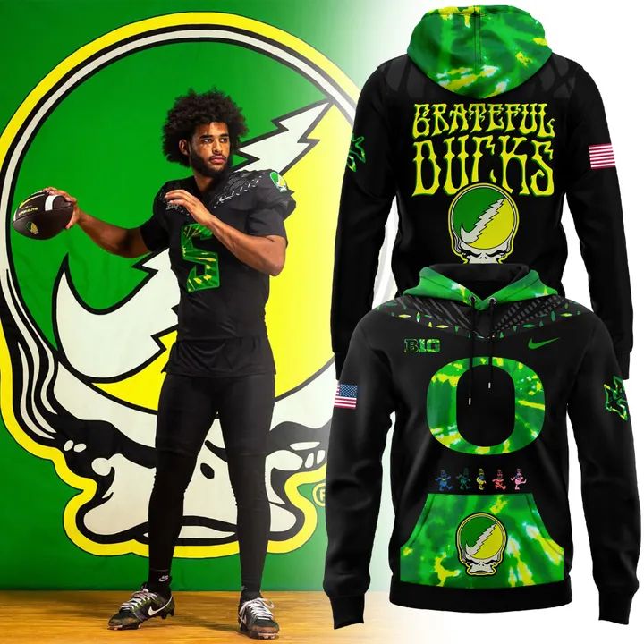 Oregon Ducks "Grateful Ducks"� Uniforms Football Jersey-V1
