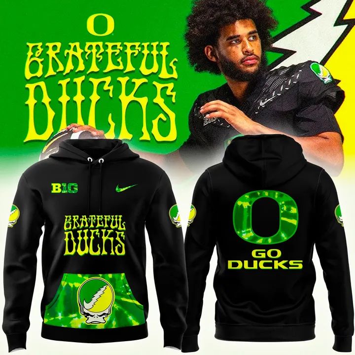Oregon Ducks "Grateful Ducks"� Uniforms Football Jersey-V2
