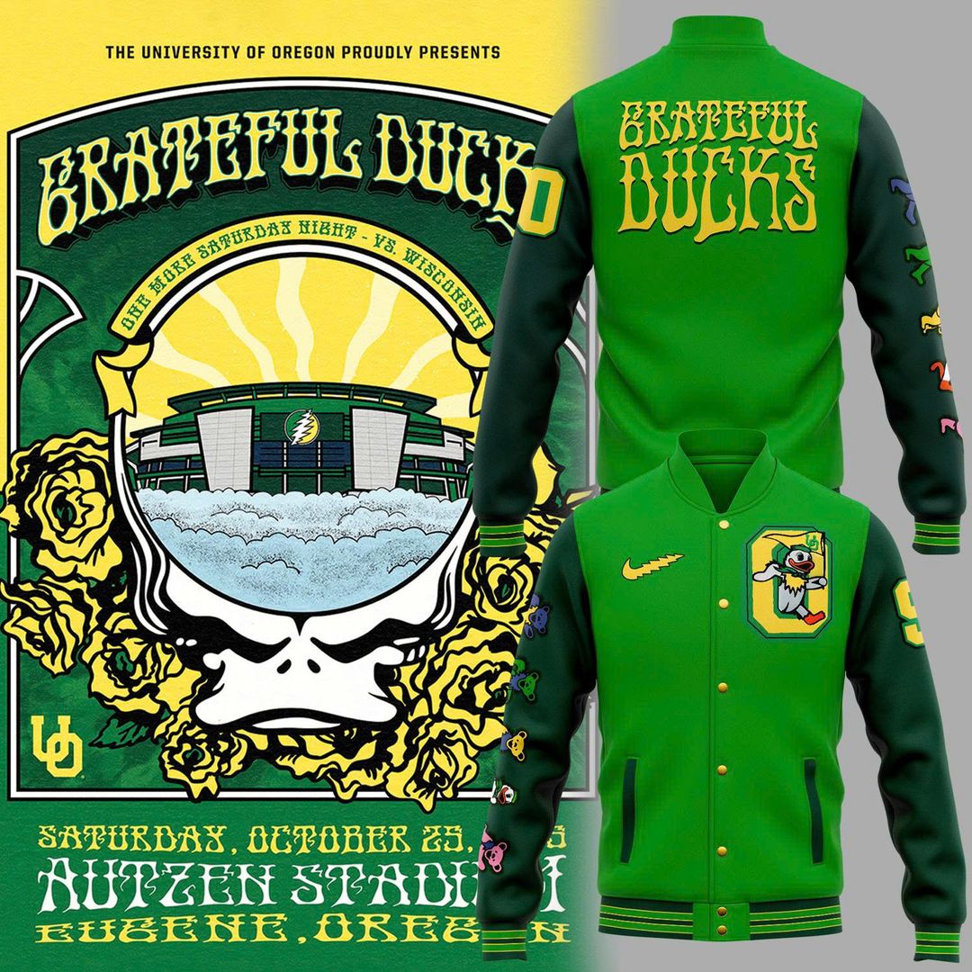 Limited edition Oregon Ducks Grateful Jacket