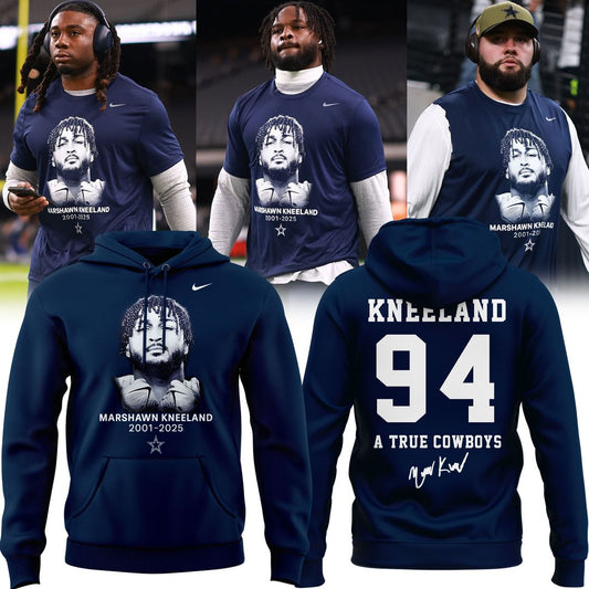 Dallas Cowboys 2025 Marshawn Kneeland Thank You Memories 2025 Combo Hoodie