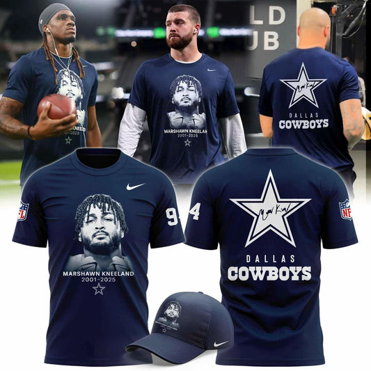Dallas Cowboys 2025 Marshawn Kneeland Thank You Memories 2025 Combo TShirt
