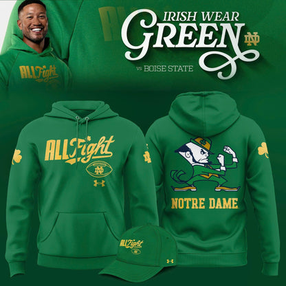 Kelly Green Notre Dame Fighting Irish All Fight Limited Edition Hoodie