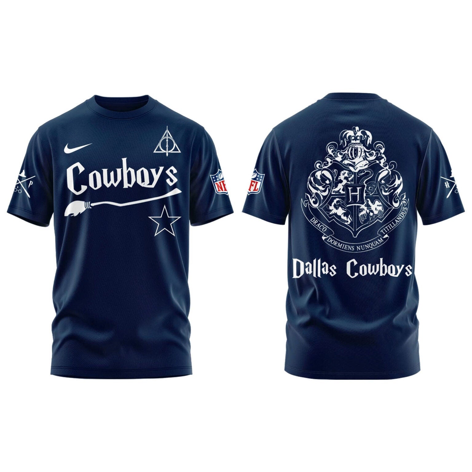Dallas Cowboys Harry Potter 2025 Combo Tshirt
