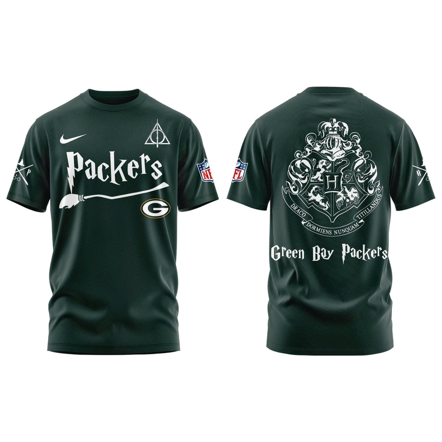 Green Bay Packers Harry Potter 2025 Combo T-Shirt