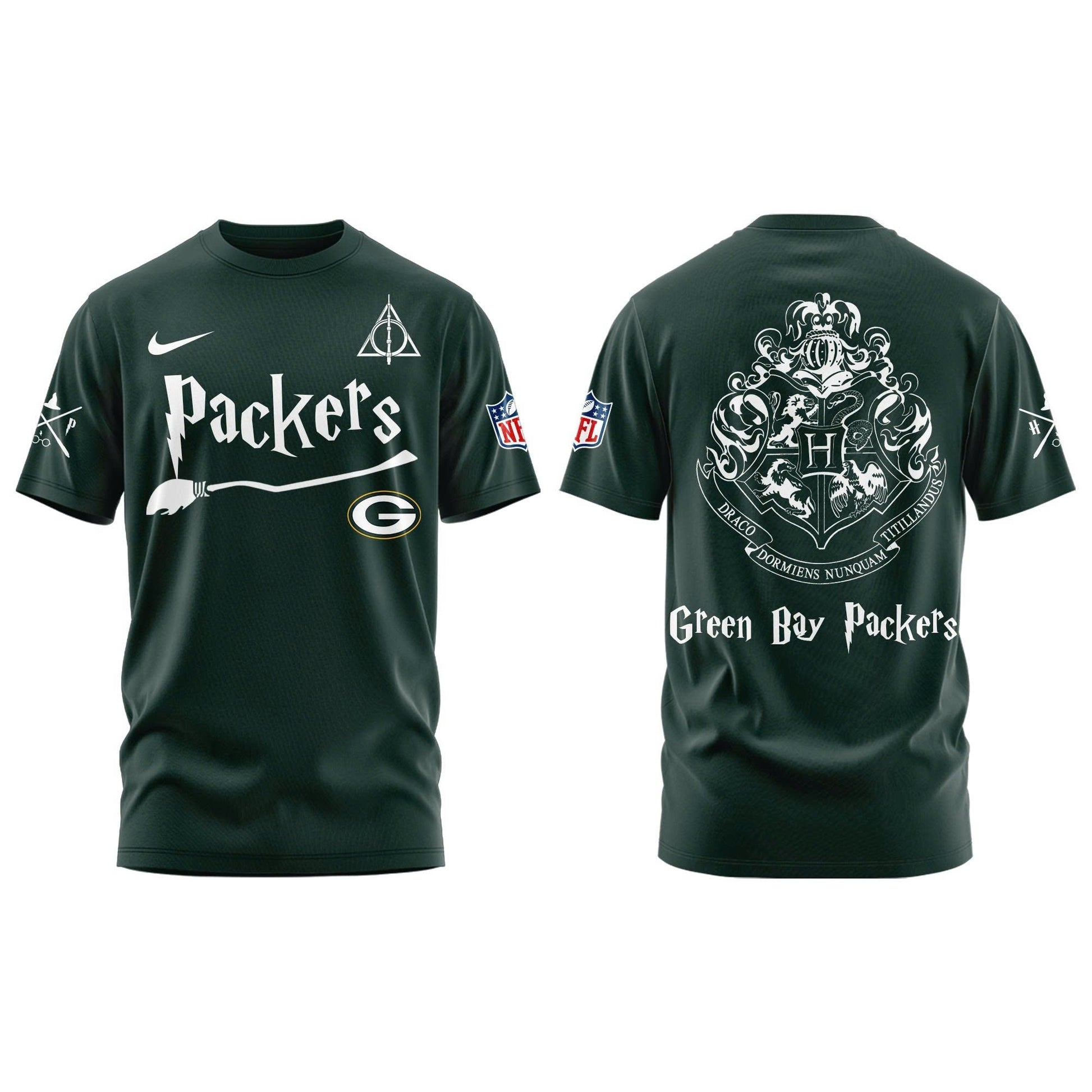 Green Bay Packers Harry Potter 2025 Combo T-Shirt